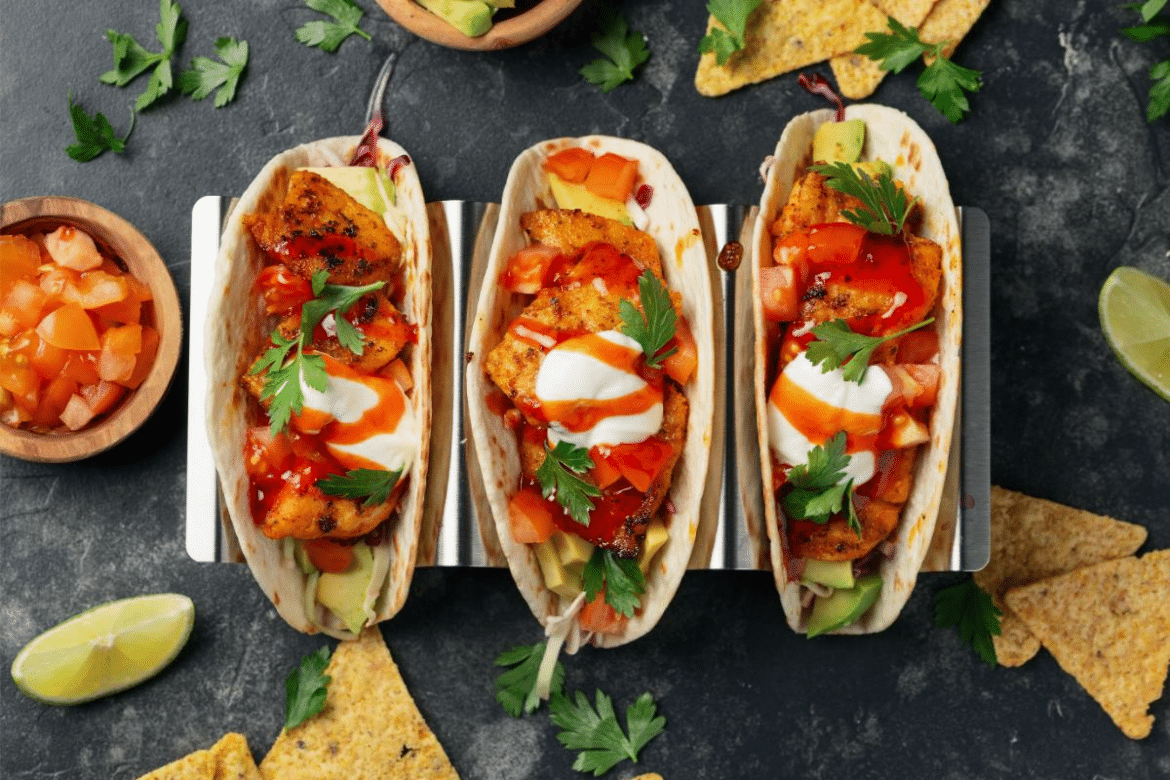 Baked Chile Lime Fish Tacos