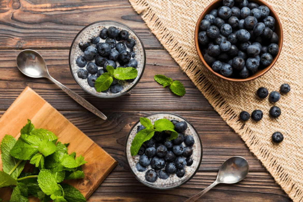Blueberry Chia Pudding